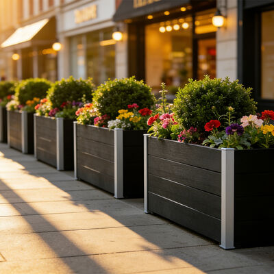 Large Raised Garden Bed Planter Box For Outdoor Vegetable Flower Herb Garden