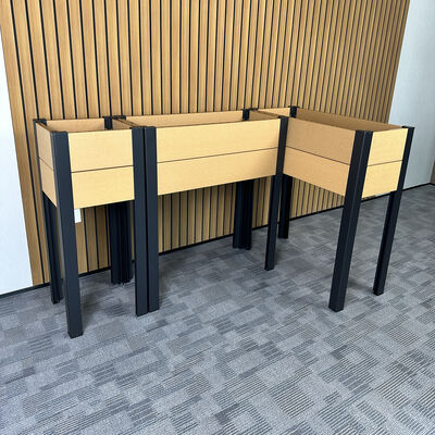 Elevated Raised Garden Bed Planter With Metal Legs For Outdoor Patio Backyard Vegetable Gardening