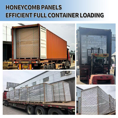 Lightweight Aluminum Honeycomb Panel / Honeycomb Aluminium Sheet 1220 × 2440mm