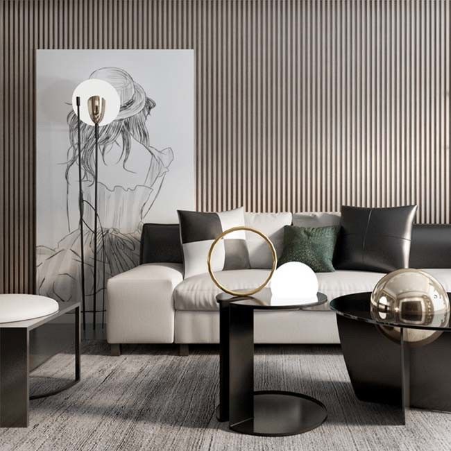 12cm - 20cm width Interior WPC Wall Panel Decorative Wall Cladding Panel