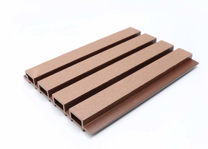 Wood Plastic Composite Exterior WPC Wall Panel 28mm Co Extrusion Outdoor Decoration