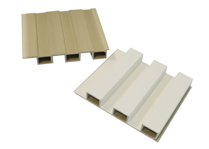 Wood Texture Fluted Wpc Wall Panel Decorative 160 * 24 * 2900mm Waterproof