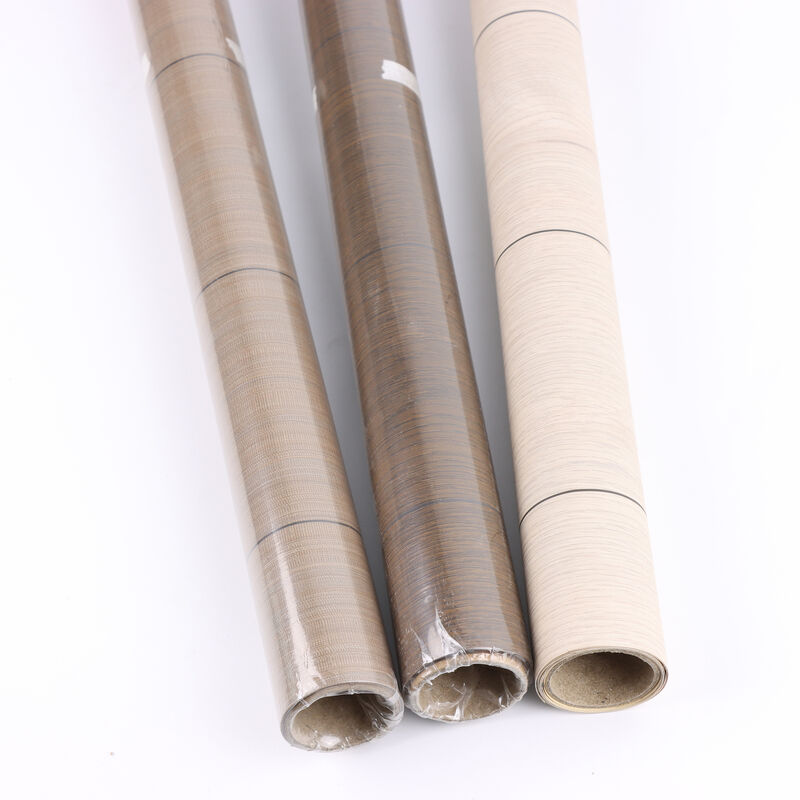 Slip Resistant 0.3mm Pvc Vinyl Flooring Roll Surface Floor Decal Easy To Clean And Maintain