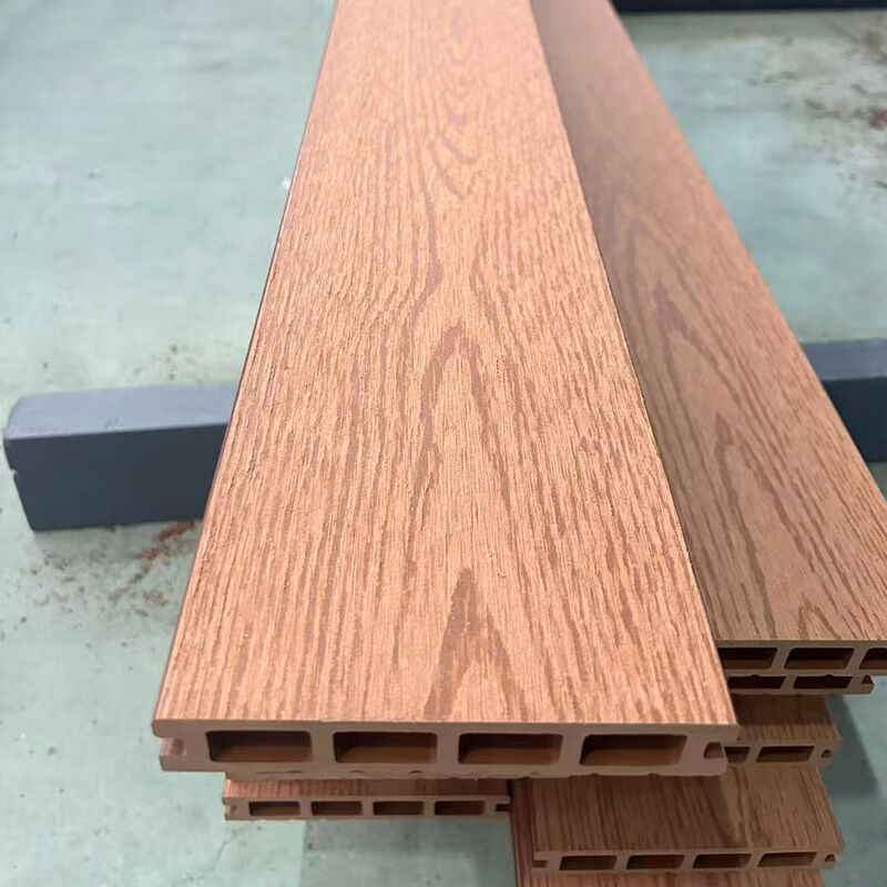 Durable Outdoor WPC Decking Waterproof Composite Flooring for Poolside and Exterior Walkways