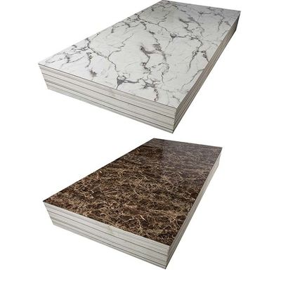 1220x2440 PVC Imitation Marble Sheet Waterproof Alternative Board Wall Sheet