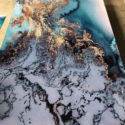 UV Coating PVC Marble Sheet Interior Decoration Wall Background Panel