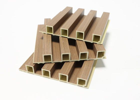 Wood Plastic Composite Interior WPC Wall Panel Fluted WPC Wall Panel
