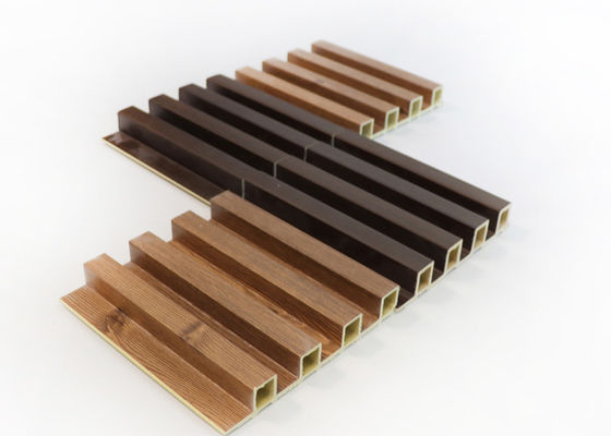 Wood composite interior fluted panels wpc wall panel cladding for indoor decoration