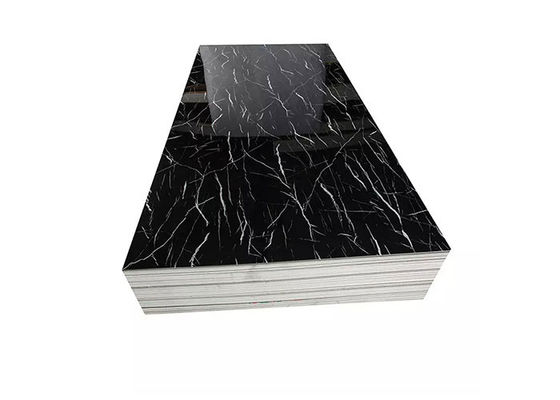 Waterproof Interior Decorative PVC Marble Sheet UV Marble Panels 2mm - 5mm
