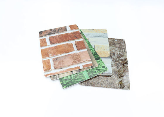 Waterproof Interior Decorative PVC Marble Sheet UV Marble Panels 2mm - 5mm