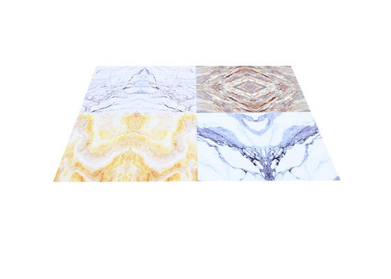 Sound Absorbing Flexible PVC UV Protection Marble Sheet Heat Insulation