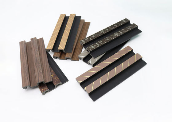 Interior Decorative Plastic Fluted Wall Panel Easy Installation PS Wall Panel