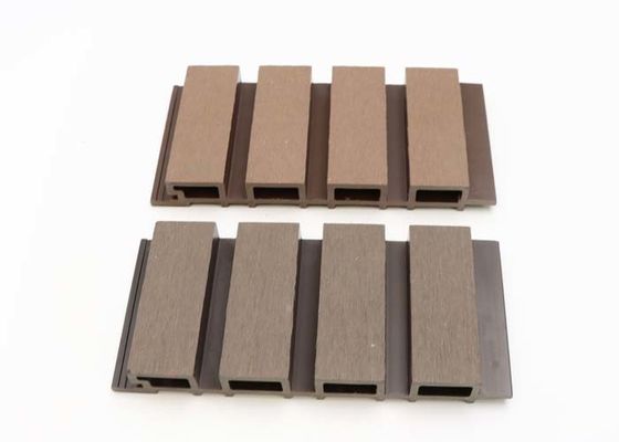 Multiple Colors HDPE 219x26mm WPC Wall Cladding Exterior Decoration Material