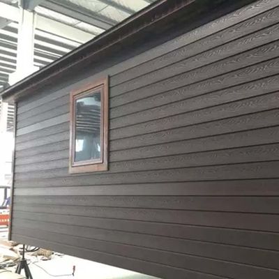 Beberapa Warna HDPE 219x26mm WPC Wall Cladding Bahan Dekorasi Eksterior