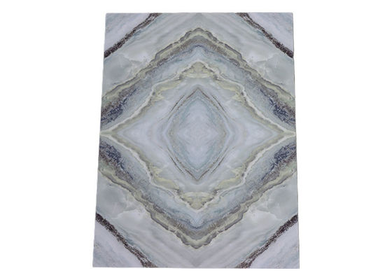 1.22x2.8mx3mm Decorative Plastic Panels For Walls Luxury High Glossy Waterproof