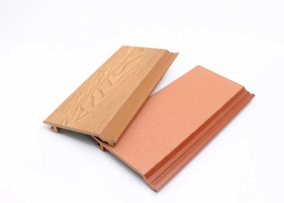 Multiple Colors HDPE 148x21mm Exterior WPC Wall Panel Decoration Material