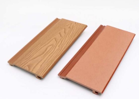 Multiple Colors HDPE 148x21mm Exterior WPC Wall Panel Decoration Material