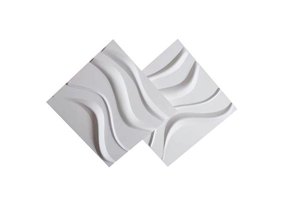 Thickness 1mm Decorative 3d Wall Panels PVC Flexilble Squre Shape