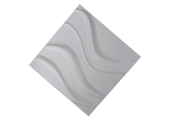 Thickness 1mm Decorative 3d Wall Panels PVC Flexilble Squre Shape