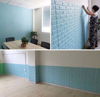 3D PE Foam Wallpaper Self Adhesive Wallpaper For Home Decoration