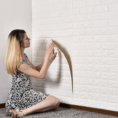 3D PE Foam Wallpaper Self Adhesive Wallpaper For Home Decoration