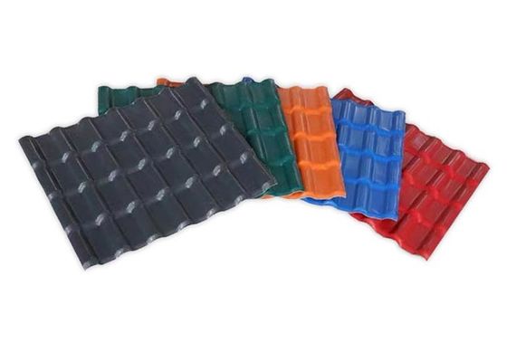 Lightweight PVC Roof Tile 0.8mm - 3.2mm Plastic Roofing Material Asa Pvc Roof Tile