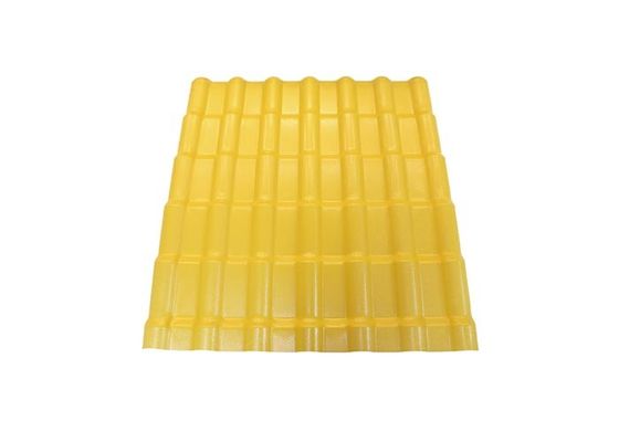 Plastic Resin PVC Roof Tile Easy Install Roof Tiles For Factory Roof Decor