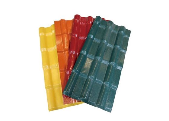 Plastic Resin PVC Roof Tile Easy Install Roof Tiles For Factory Roof Decor