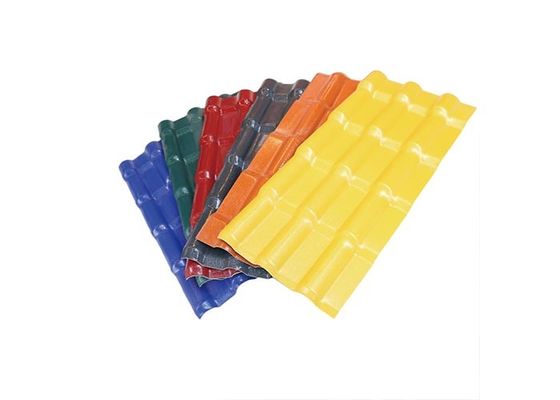 Plastic Resin PVC Roof Tile Easy Install Roof Tiles For Factory Roof Decor