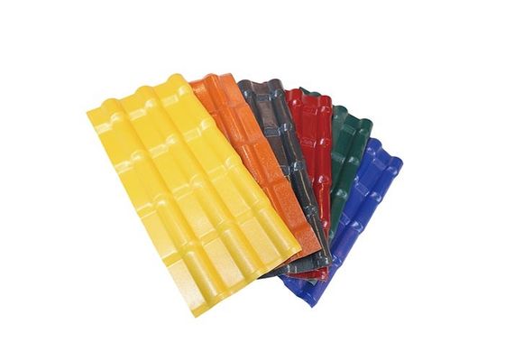 ASA APVC UPVC PVC Roof Tile Corrugated Plastic Roofing Sheets