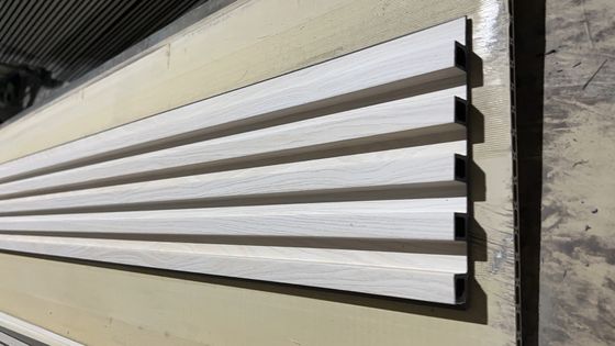 Wood Substitute WPC Composite Panel Cladding Laminated Louver