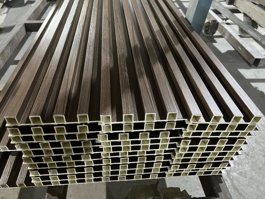 Wood Substitute WPC Composite Panel Cladding Laminated Louver