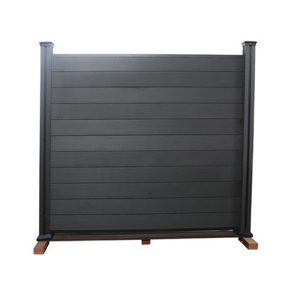 Wood Plastic Composite Wpc Fence Panels Waterproof Outdoor 180 * 25mm