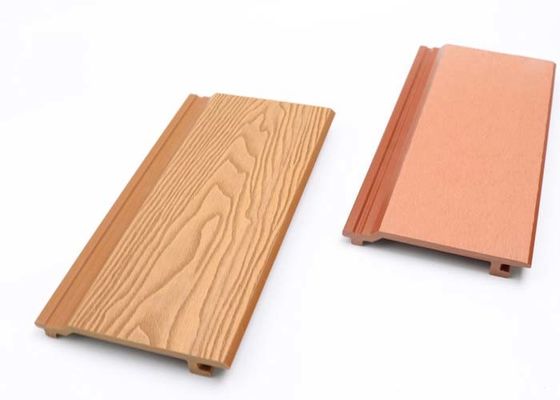 Wooden Texture Wpc Wall Panel Cladding Luxury Eco Friendly Outdoor For Yard Decoration