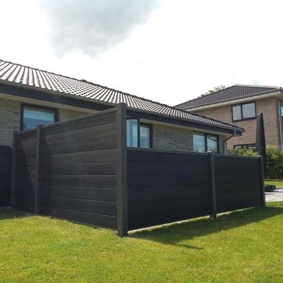 Wooden Texture Wpc Wall Panel Cladding Luxury Eco Friendly Outdoor For Yard Decoration