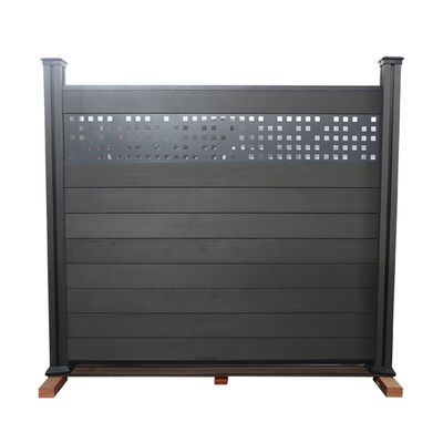 Garden Co Extrusion Wpc Fence Panel Wood Plastic Composite Mildew Proof