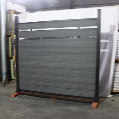 Garden Co Extrusion Wpc Fence Panel Wood Plastic Composite Mildew Proof