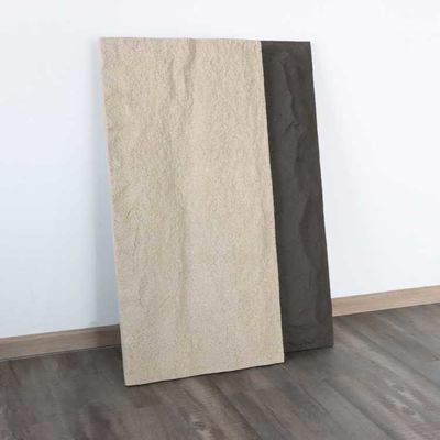 Thick Slab PU Stone Panel Faux Easy To Install For Wall Decor 120 * 60cm 3cm