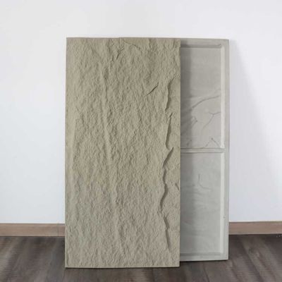 Thick Slab PU Stone Panel Faux Easy To Install For Wall Decor 120 * 60cm 3cm