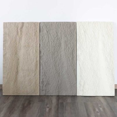 Luxury PU Faux Stone Panel One Wall Decorative 1200 * 600mm 100mm