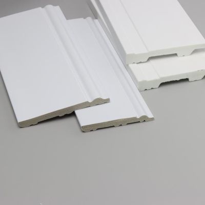 OEM Ps Wall Skirting Board White Polystyrene Baseboard 2.9m