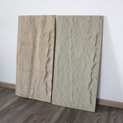 Lightweight PU Polyurethane Stone Panel Wall Artificial Faux 1200 * 600mm