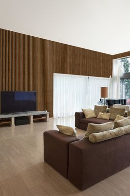 Soundproofing Absorb Mdf Pet Board Acoustic Wooden Slat Wall Panels