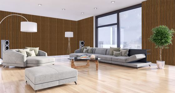 Soundproofing Absorb Mdf Pet Board Acoustic Wooden Slat Wall Panels