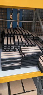 2440x1220mm Acoustic Board Panel Wood Slat Panel Moisture Resistance