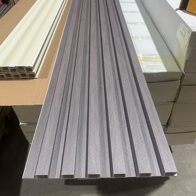 Wood Plastic Composite Cladding Fluted Wall Board WPC Interior Wall Panel