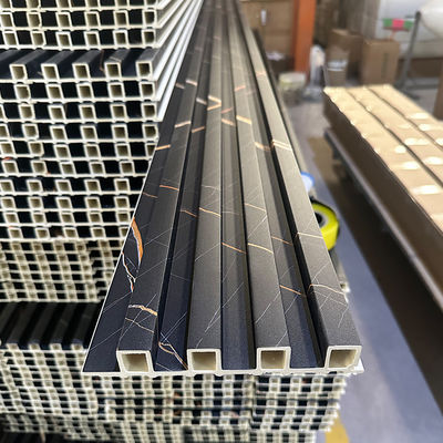 Wood Plastic Composite Cladding Fluted Wall Board WPC Interior Wall Panel