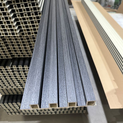 WPC Wooden Grain Laminated Indoor Wpc Wall Panel For Interior Decoration