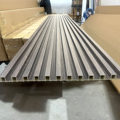WPC Wooden Grain Laminated Indoor Wpc Wall Panel For Interior Decoration