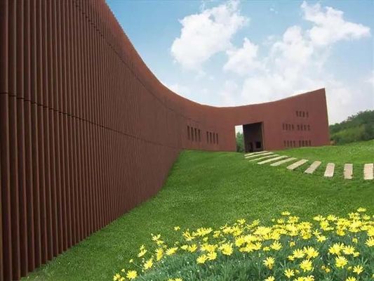 WPC Fluted Wall Panels Exterior Co-extrusion Wood Plastic Composite Wall Cladding